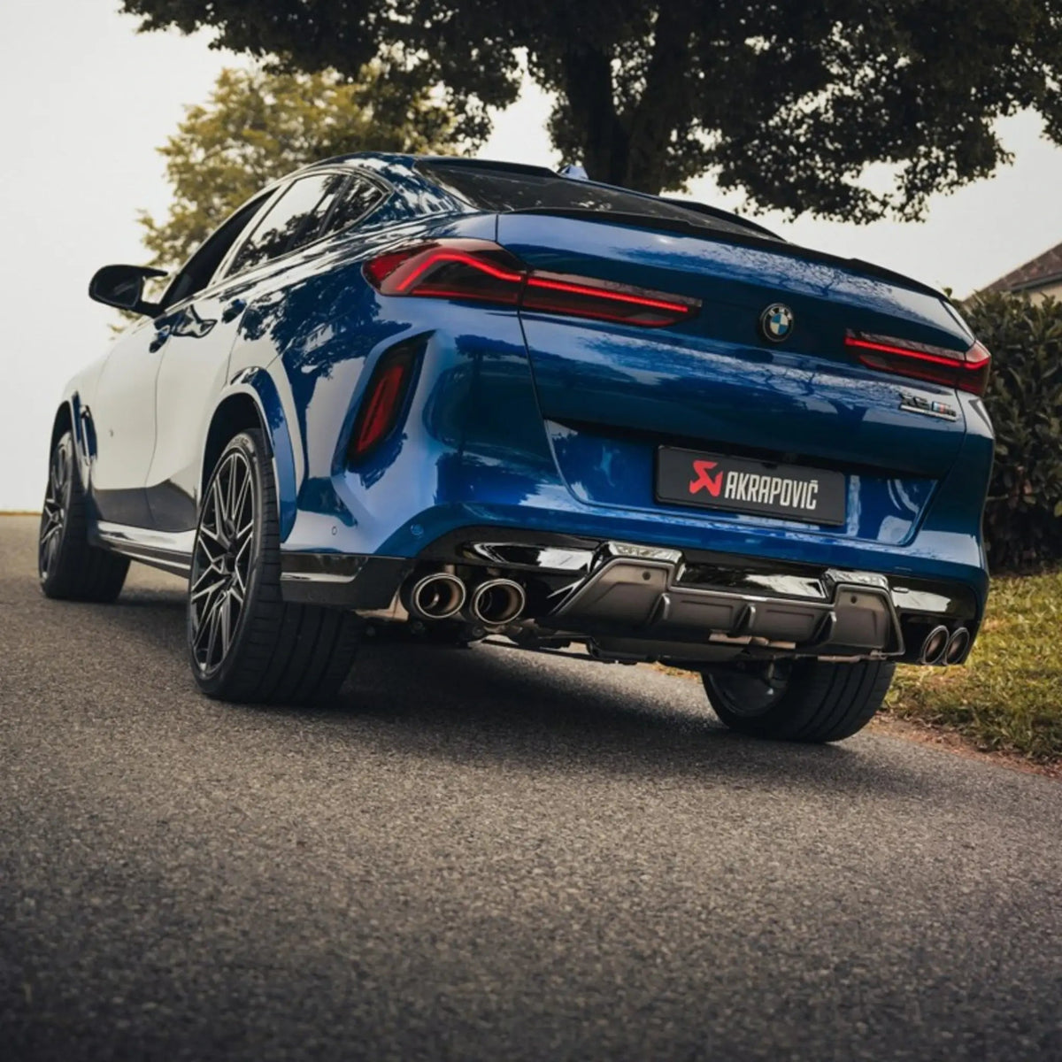 Akrapovic Slip On Line (Titanium) - BMW F95 X5M | F96 X6M | Competition (2024+) - Evolve Automotive