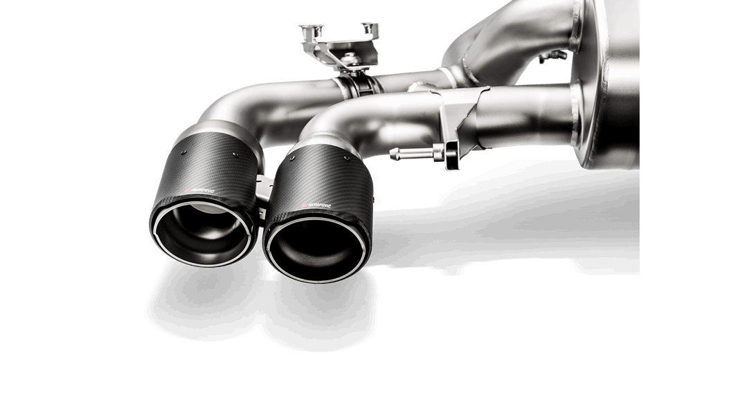 Akrapovic Slip On Line (Titanium) with Carbon Tailpipes - BMW F90 M5 | M5 Competition | M5 CS (OPF/GPF) (2021+) - image 5