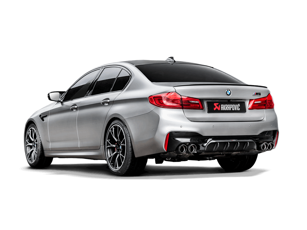 Akrapovic Slip On Line (Titanium) with Carbon Tailpipes - BMW F90 M5 | M5 Competition | M5 CS (OPF/GPF) (2021+) - Evolve Automotive