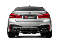 Akrapovic Slip On Line (Titanium) with Carbon Tailpipes - BMW F90 M5 | M5 Competition | M5 CS (OPF/GPF) (2021+) - Evolve Automotive