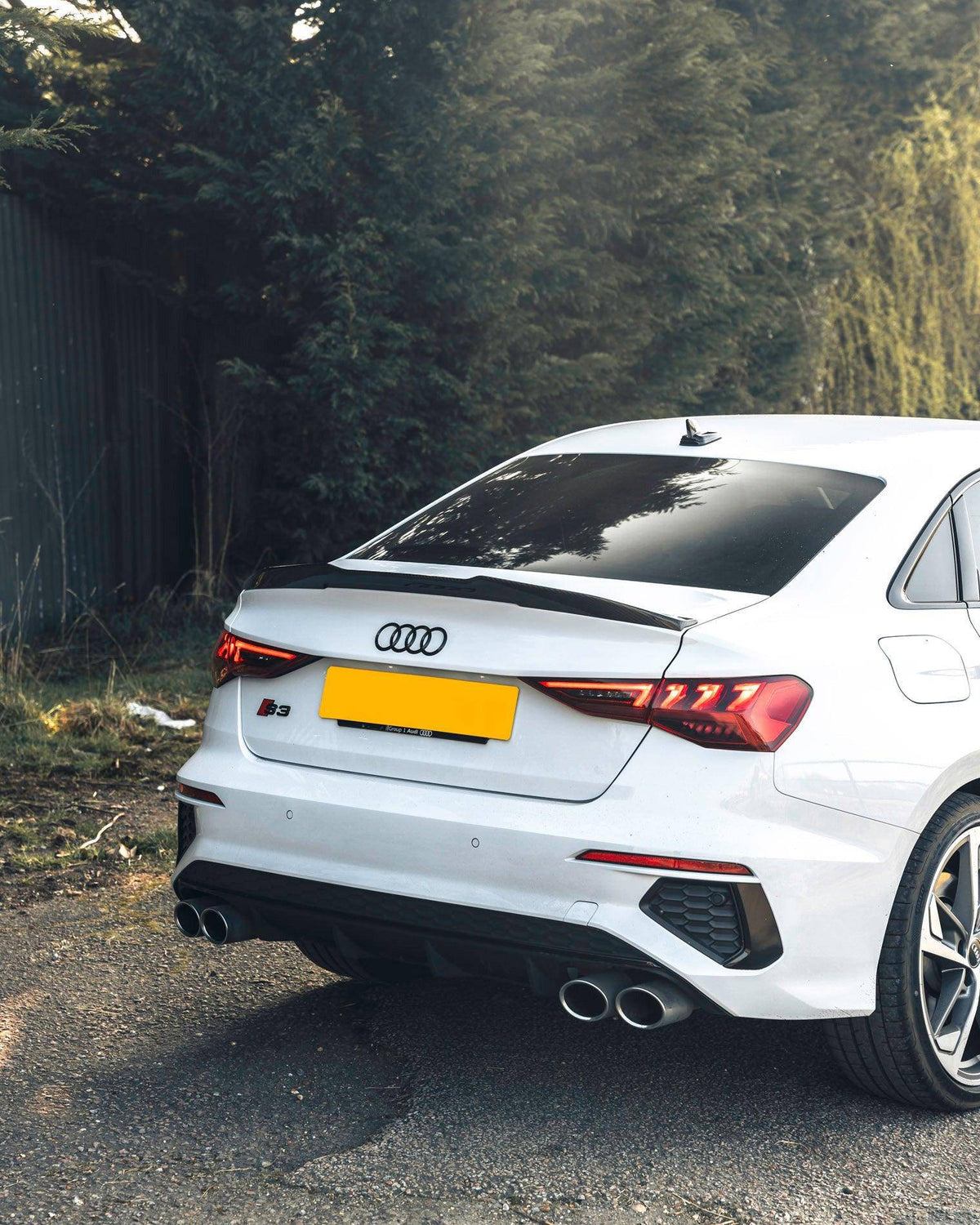 Audi A3, S3 & RS3 Pre-preg Carbon Fibre Ducktail Rear Spoiler by FORM (2020+) - Evolve Automotive