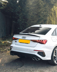 Audi A3, S3 & RS3 Pre-preg Carbon Fibre Ducktail Rear Spoiler by FORM (2020+) - Evolve Automotive