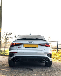 Audi A3, S3 & RS3 Pre-preg Carbon Fibre Ducktail Rear Spoiler by FORM (2020+) - Evolve Automotive