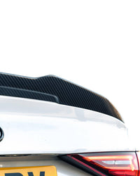 Audi A3, S3 & RS3 Pre-preg Carbon Fibre Ducktail Rear Spoiler by FORM (2020+) - Evolve Automotive