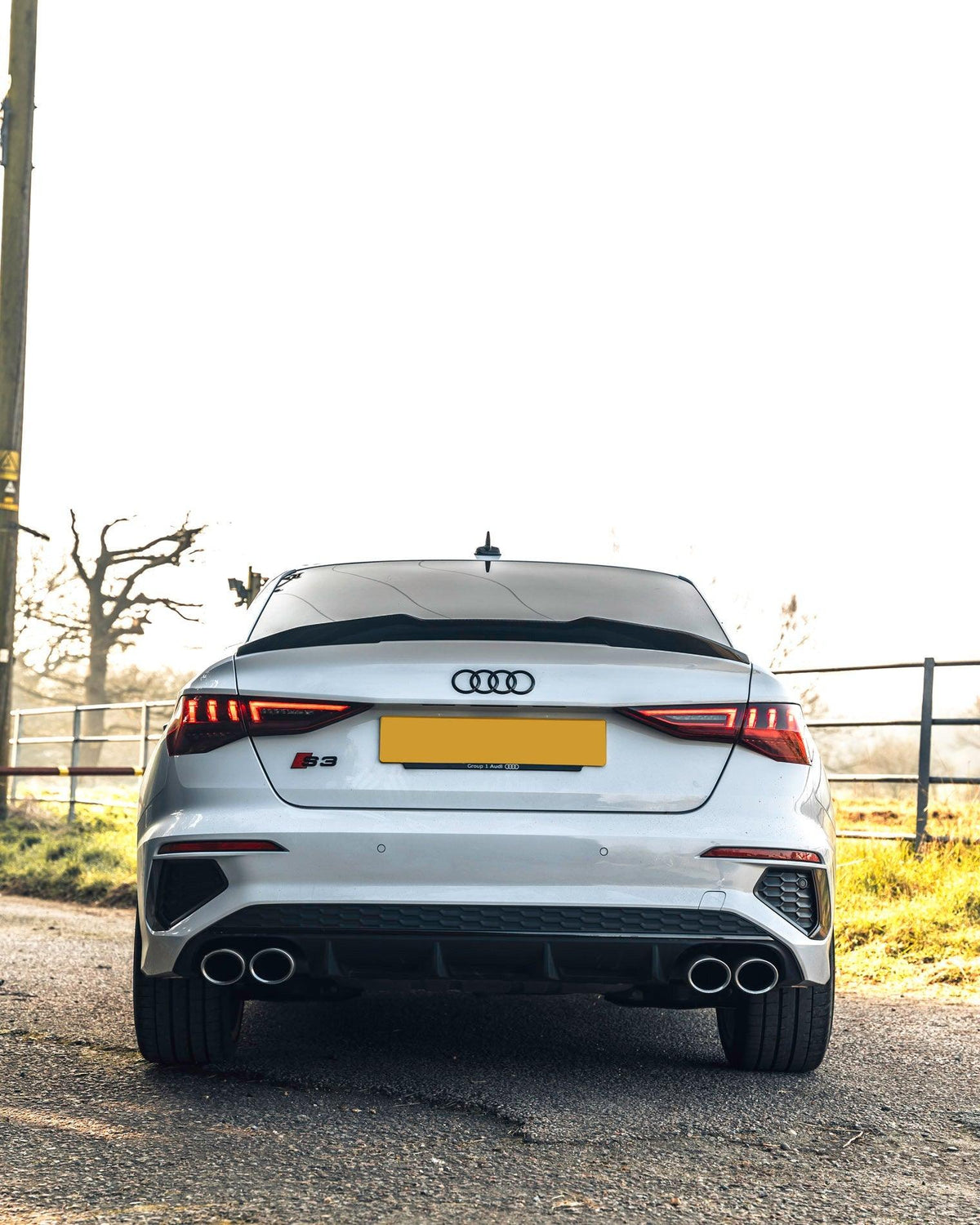 Audi A3, S3 & RS3 Pre-preg Carbon Fibre Ducktail Rear Spoiler by FORM (2020+) - Evolve Automotive
