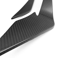 Audi R8 4S Facelift LCI Pre-Preg Carbon Fibre Front Bumper Canards by FORM (2021-2024) - Evolve Automotive