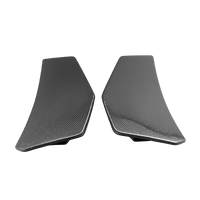 Audi R8 4S Facelift LCI Pre-Preg Carbon Fibre Rear Bumper Canards by FORM (2021-2024) - Evolve Automotive