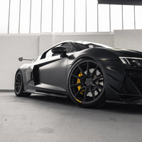 Audi R8 4S Facelift Pre-Preg Carbon Fibre Side Skirts by FORM - Evolve Automotive