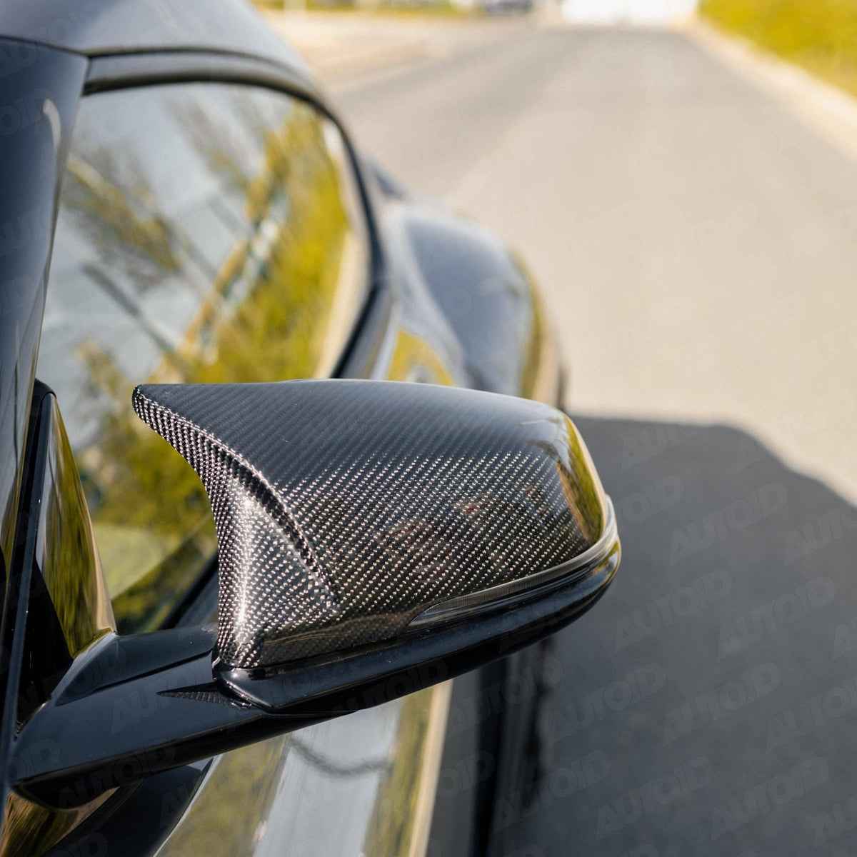BMW 1 Series F40, 2 Series F44 & Toyota Supra Pre-Preg Carbon Fibre M Style Mirror Covers by FORM (2019+) - Evolve Automotive