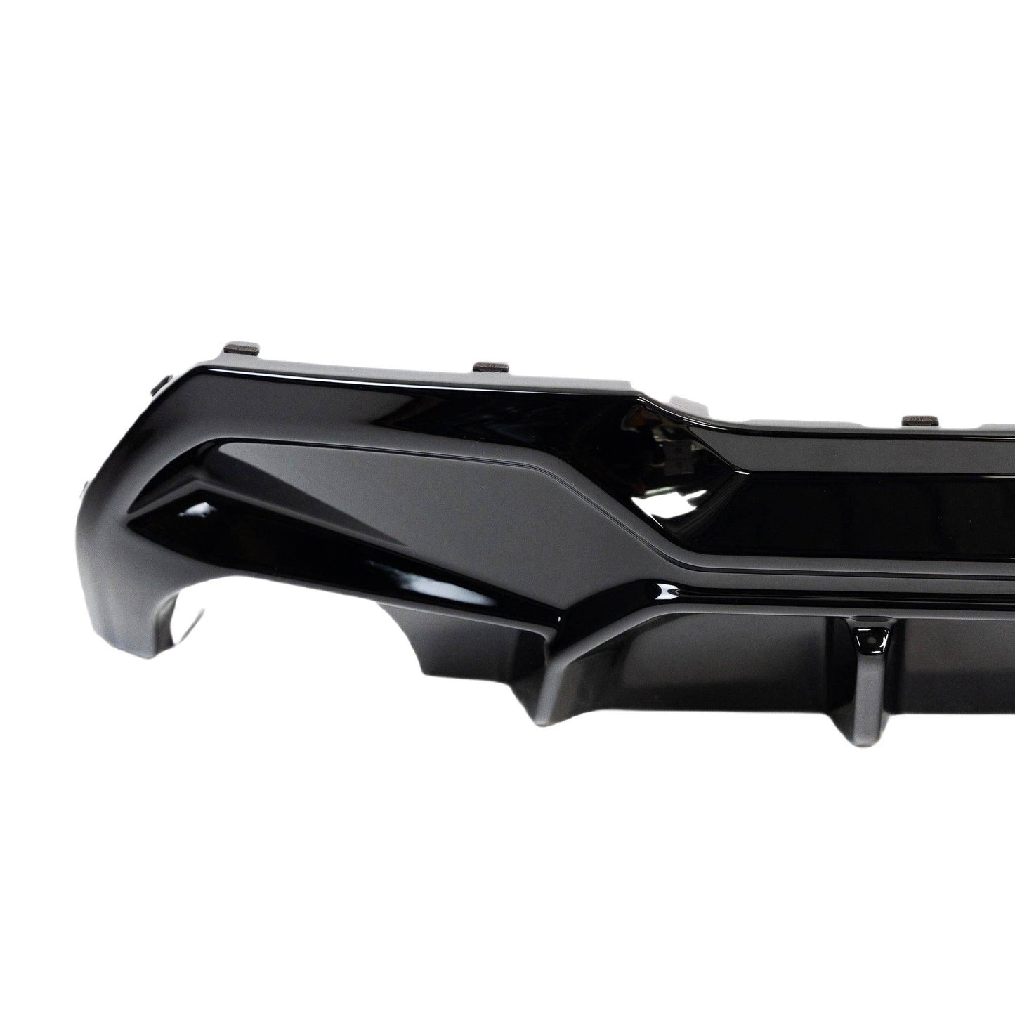 BMW 1 Series M Sport F40 Single Exit (116i 116d 118i 118d) EVO - 1 Gloss Black Rear Diffuser by ZAERO (2019 - 2024) - Evolve Automotive