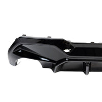 BMW 1 Series M Sport F40 Single Exit (116i 116d 118i 118d) EVO - 1 Gloss Black Rear Diffuser by ZAERO (2019 - 2024) - Evolve Automotive