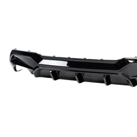 BMW 1 Series M Sport F40 Single Exit (116i 116d 118i 118d) EVO - 1 Gloss Black Rear Diffuser by ZAERO (2019 - 2024) - Evolve Automotive