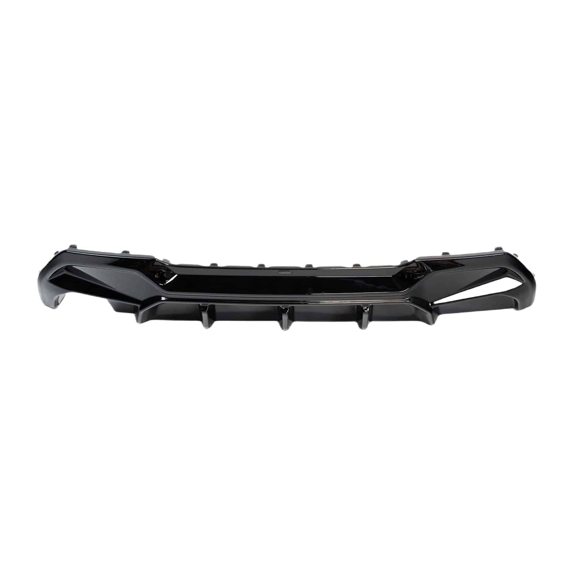 BMW 1 Series M Sport F40 Single Exit (116i 116d 118i 118d) EVO - 1 Gloss Black Rear Diffuser by ZAERO (2019 - 2024) - Evolve Automotive