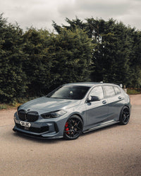 BMW 1 Series & M135i F40 EVO - 1 Gloss Black Side Skirts by ZAERO (2019 - 2024) - Evolve Automotive