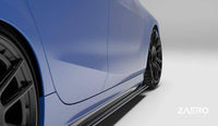 BMW 1 Series & M135i F40 EVO - 1 Gloss Black Side Skirts by ZAERO (2019 - 2024) - Evolve Automotive