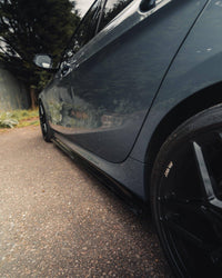 BMW 1 Series & M135i F40 EVO - 1 Gloss Black Side Skirts by ZAERO (2019 - 2024) - Evolve Automotive