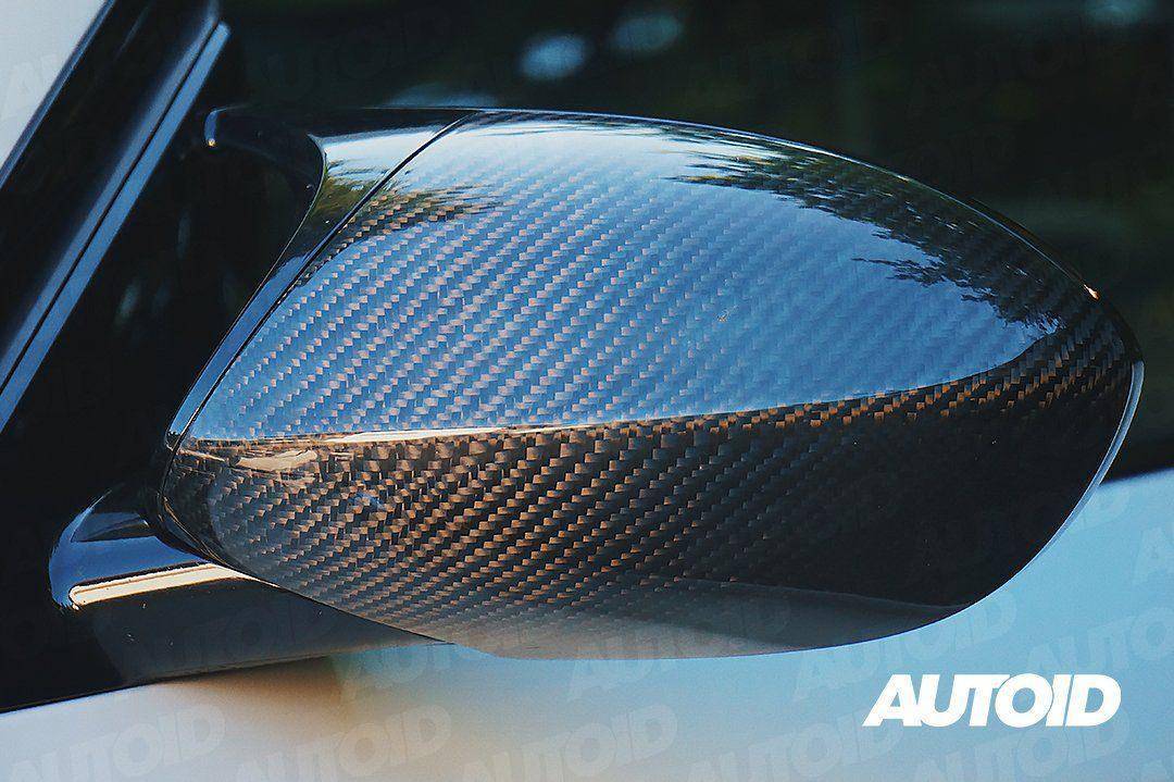 BMW 1M E82 & M3 E92 Pre-preg Carbon Fibre Wing Mirror Covers by FORM (2007-2013) - Evolve Automotive