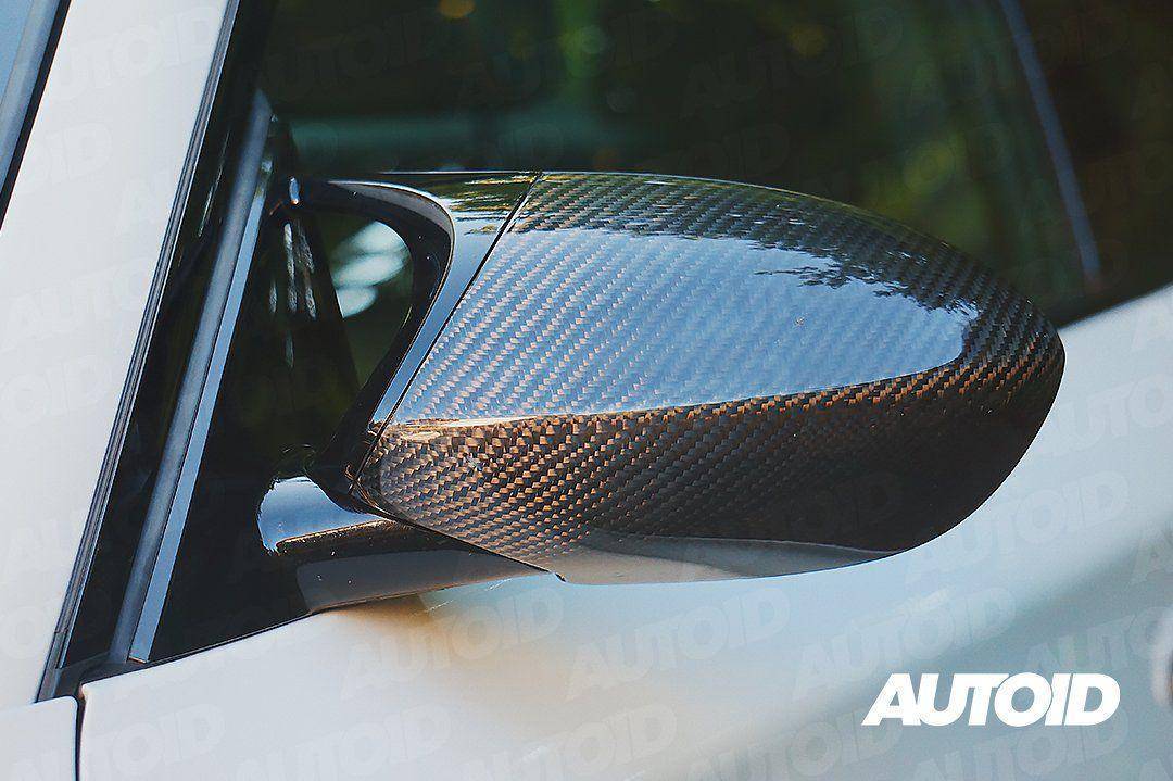 BMW 1M E82 & M3 E92 Pre-preg Carbon Fibre Wing Mirror Covers by FORM (2007-2013) - Evolve Automotive