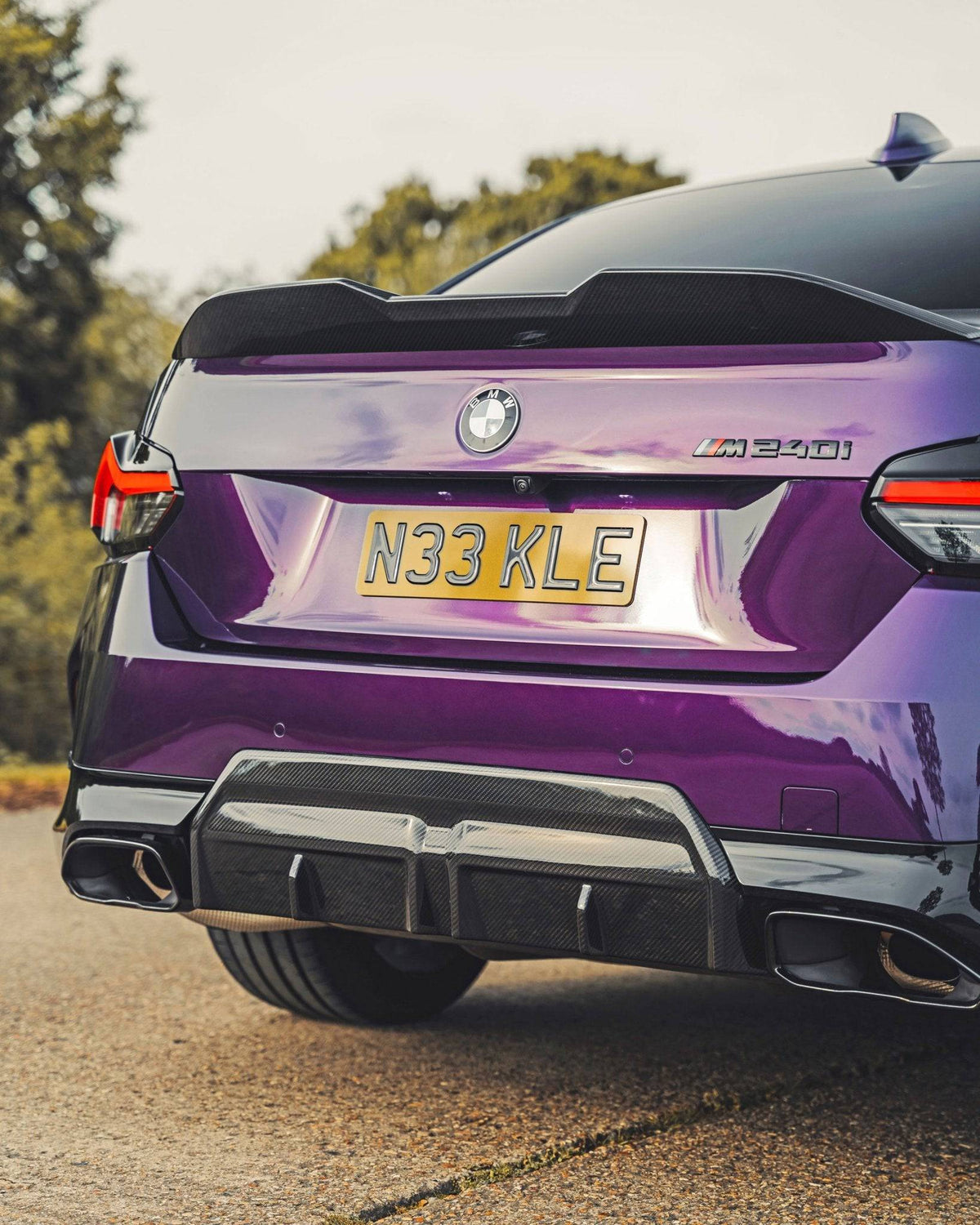 BMW 2 Series 220i & M240i G42 Pre-preg Carbon Fibre Rear Diffuser by FORM (2021+) - Evolve Automotive