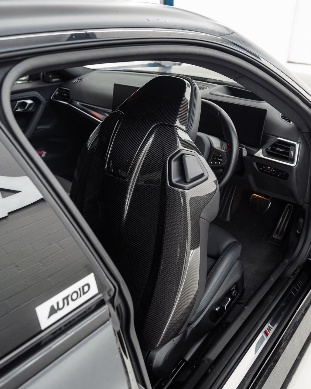 BMW 2 Series G42, M4 G82, M2 G87 Pre-Preg Carbon Fibre Full Seat Back Covers by FORM (2018+) - Evolve Automotive