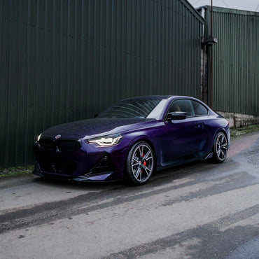 BMW 2 Series M Sport & M240i G42 Gloss Black ID - 01 Front Splitter by Trevora (2021+) - Evolve Automotive