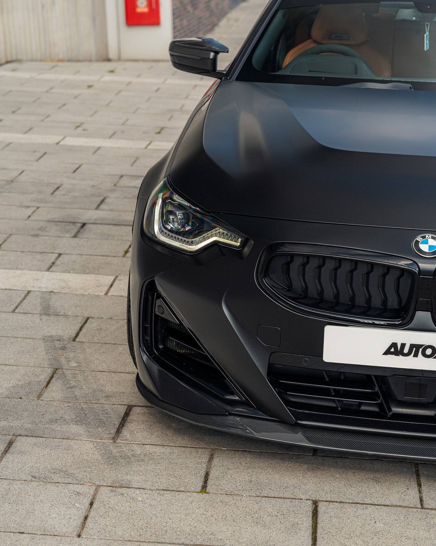 BMW 2 Series M Sport & M240i G42 Pre - preg Carbon Fibre ID - 01 Front Splitter by Trevora (2021+) - Evolve Automotive