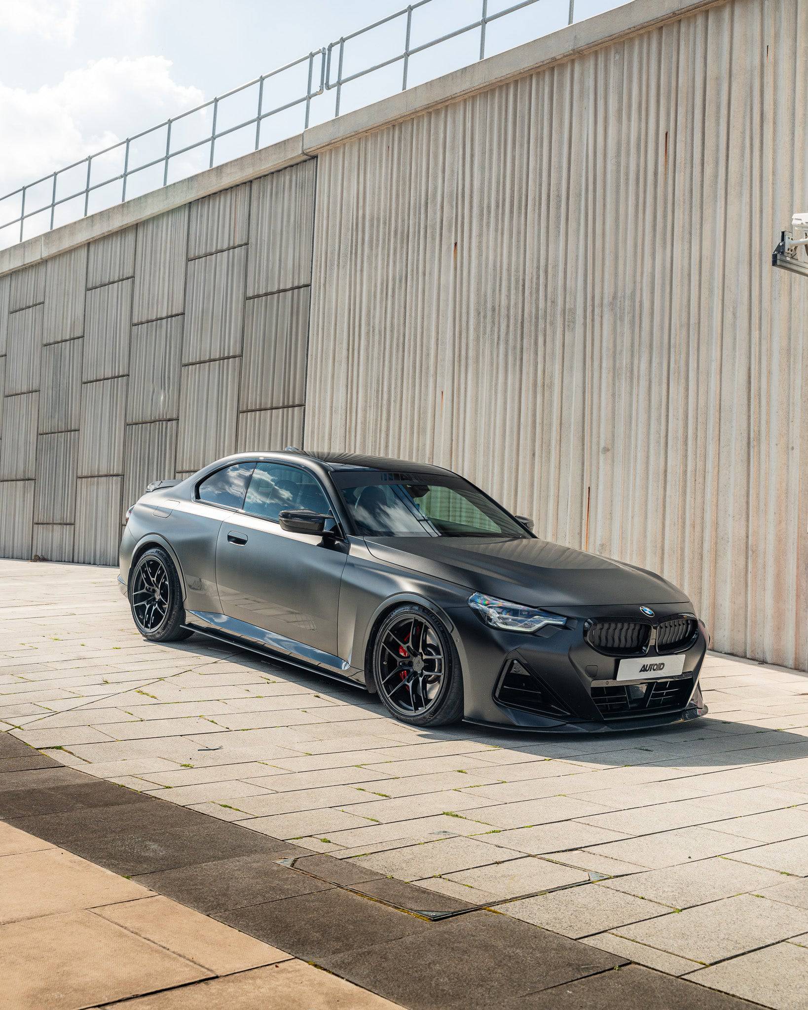 BMW 2 Series M Sport & M240i G42 Pre - preg Carbon Fibre ID - 01 Front Splitter by Trevora (2021+) - Evolve Automotive