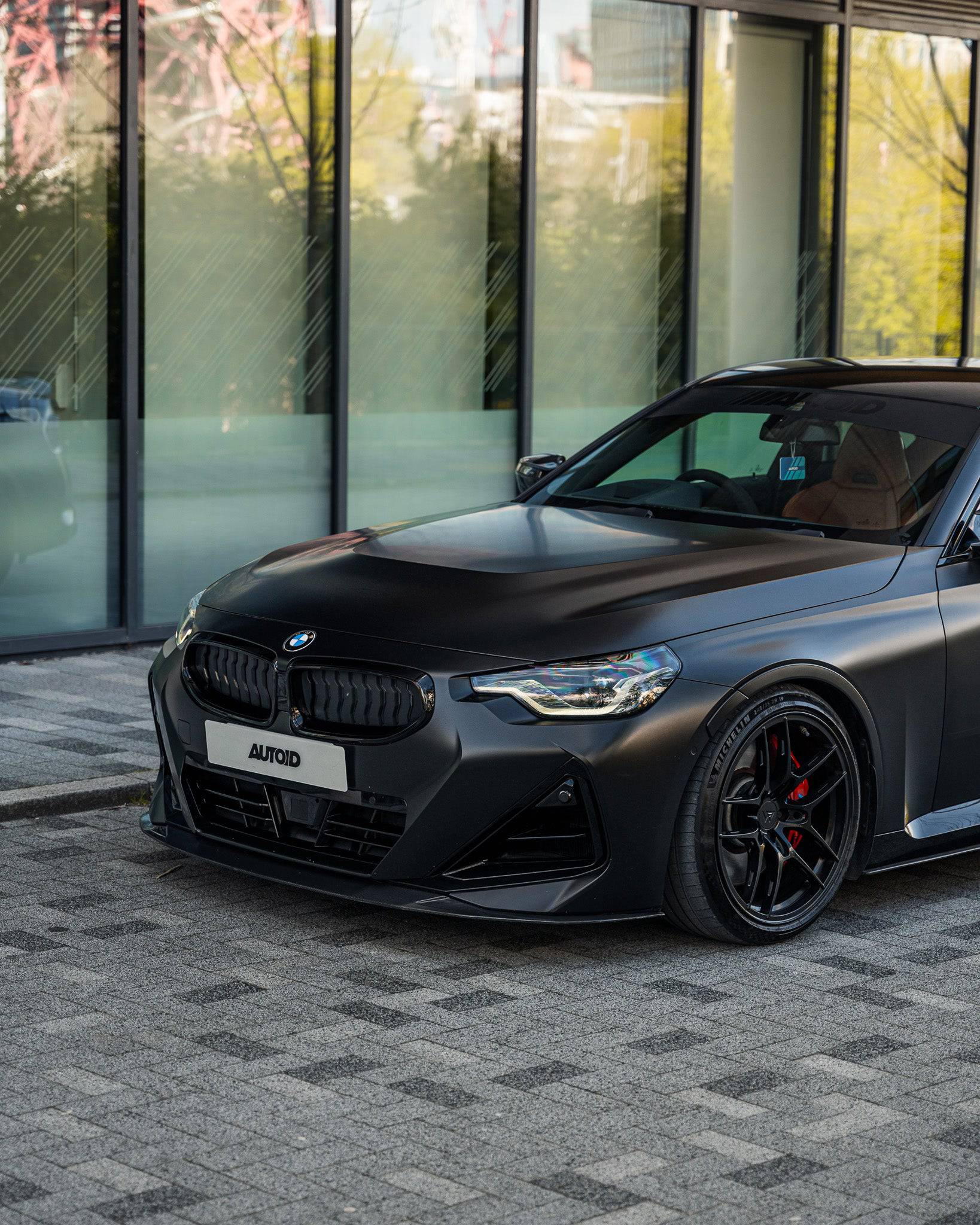 BMW 2 Series M Sport & M240i G42 Pre - preg Carbon Fibre ID - 01 Front Splitter by Trevora (2021+) - Evolve Automotive