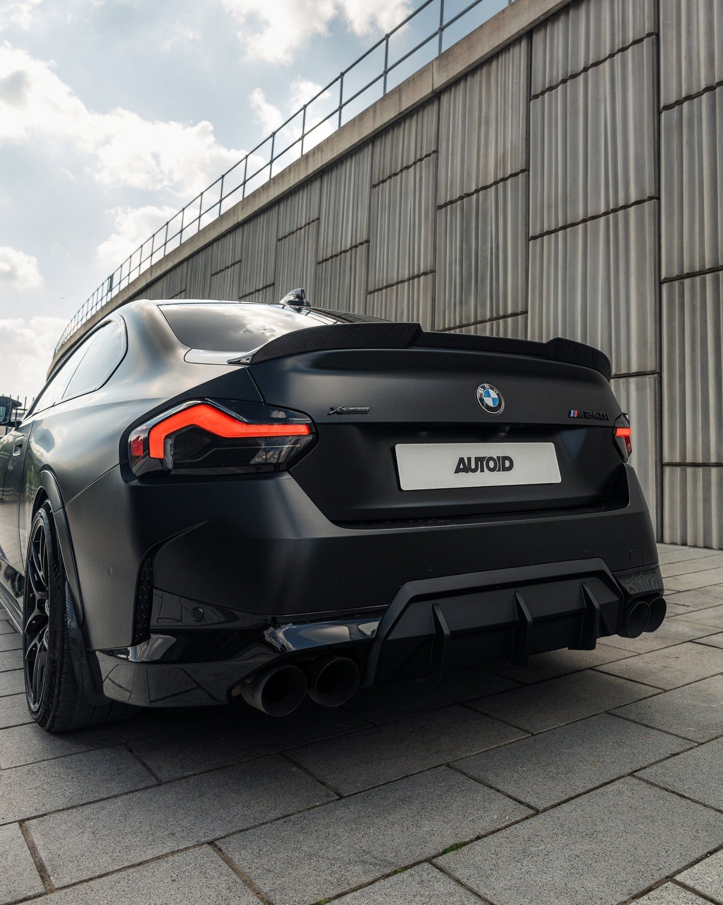 BMW 2 Series M Sport & M240i G42 Pre - Preg Carbon Fibre ID - 01 Front Splitter & Rear Spoiler Pack by Trevora (2021+) - Evolve Automotive