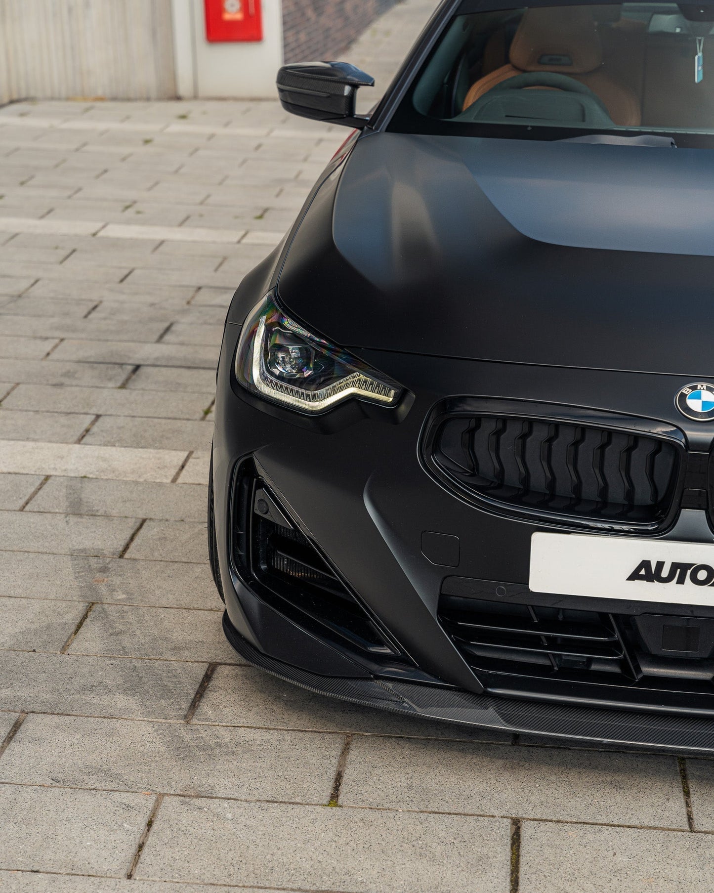 BMW 2 Series M Sport & M240i G42 Pre - Preg Carbon Fibre ID - 01 Front Splitter & Rear Spoiler Pack by Trevora (2021+) - Evolve Automotive