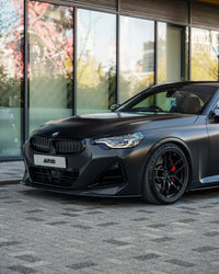 BMW 2 Series M Sport & M240i G42 Pre - Preg Carbon Fibre ID - 01 Front Splitter & Rear Spoiler Pack by Trevora (2021+) - Evolve Automotive