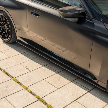 BMW 2 Series & M240i G42 Full Carbon Fibre ID - 01 Full Length Side Skirts by Trevora (2021+) - Evolve Automotive
