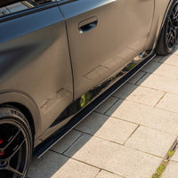 BMW 2 Series & M240i G42 Full Carbon Fibre ID - 01 Full Length Side Skirts by Trevora (2021+) - Evolve Automotive