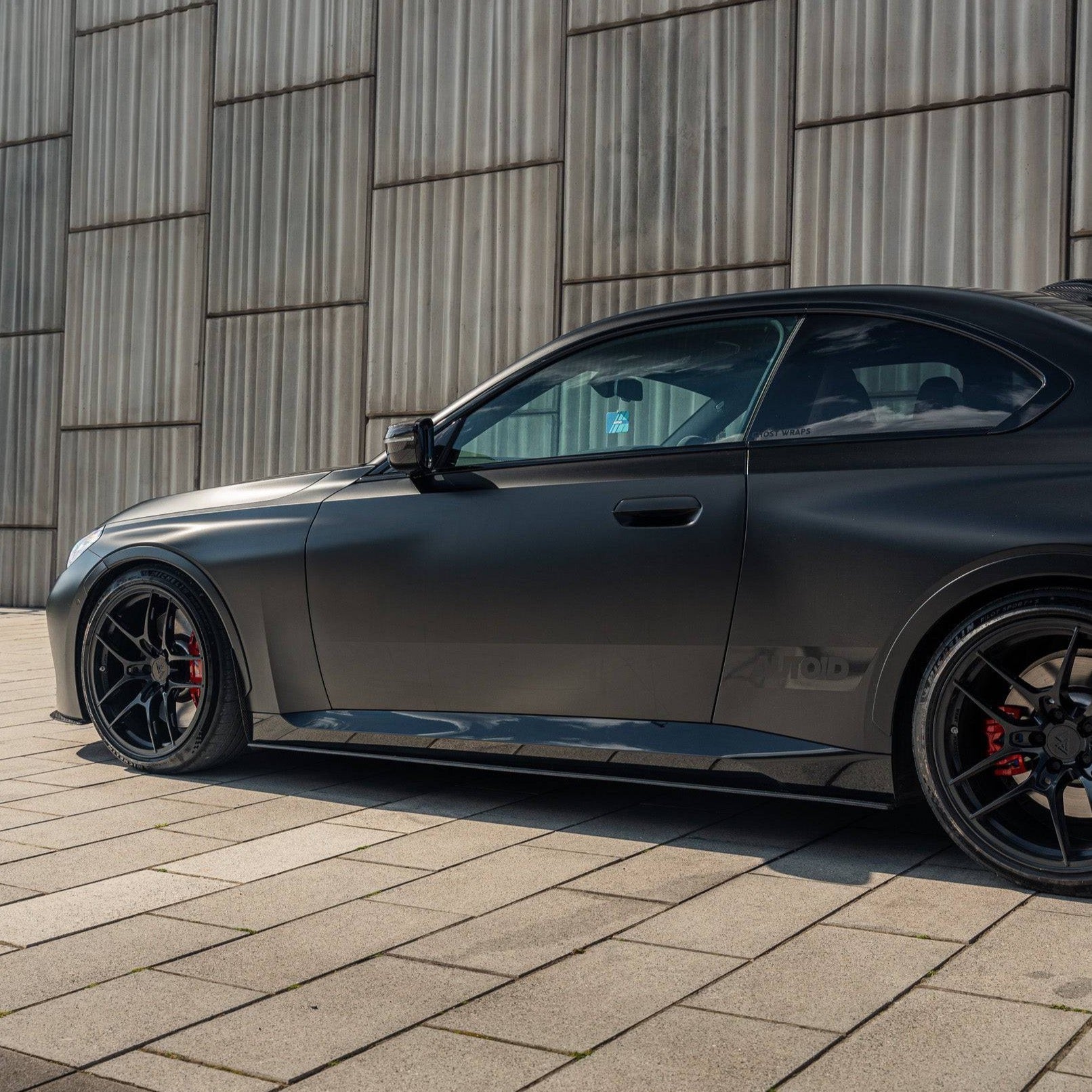 BMW 2 Series & M240i G42 Full Carbon Fibre ID - 01 Full Length Side Skirts by Trevora (2021+) - Evolve Automotive