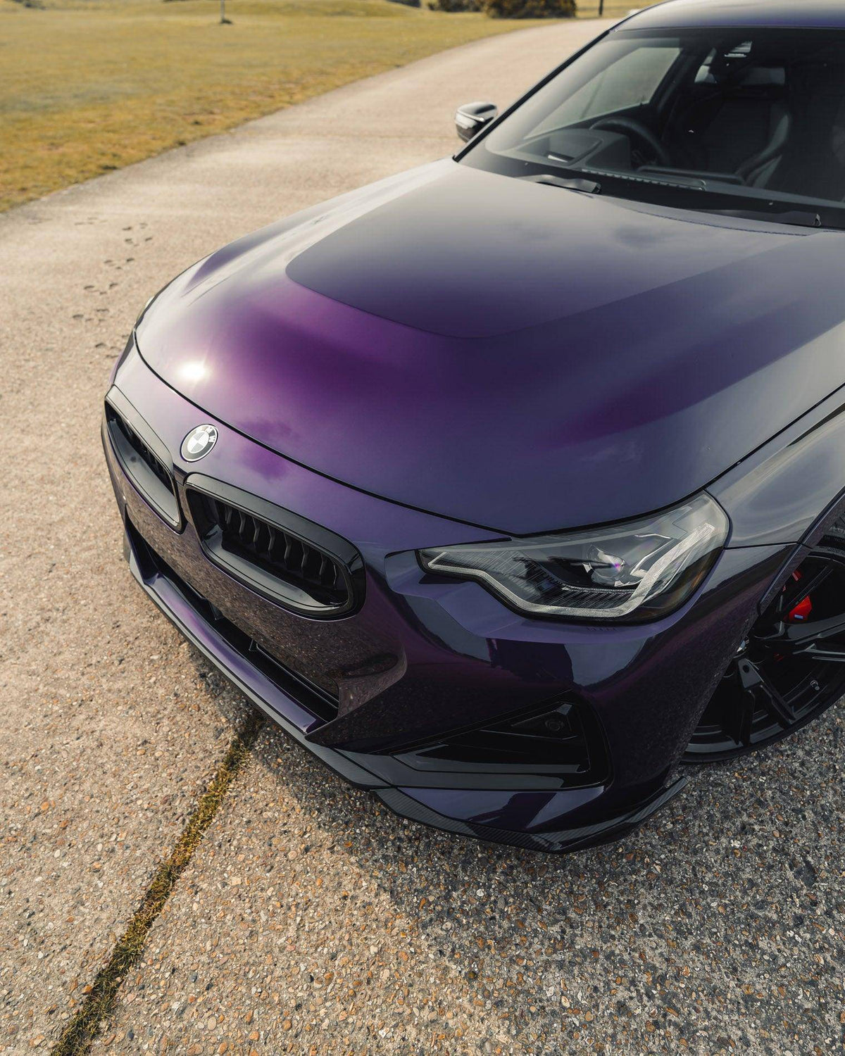 BMW 2 Series & M240i G42 Pre-preg Carbon Fibre Performance Front Splitter Pro by FORM (2021+) - Evolve Automotive
