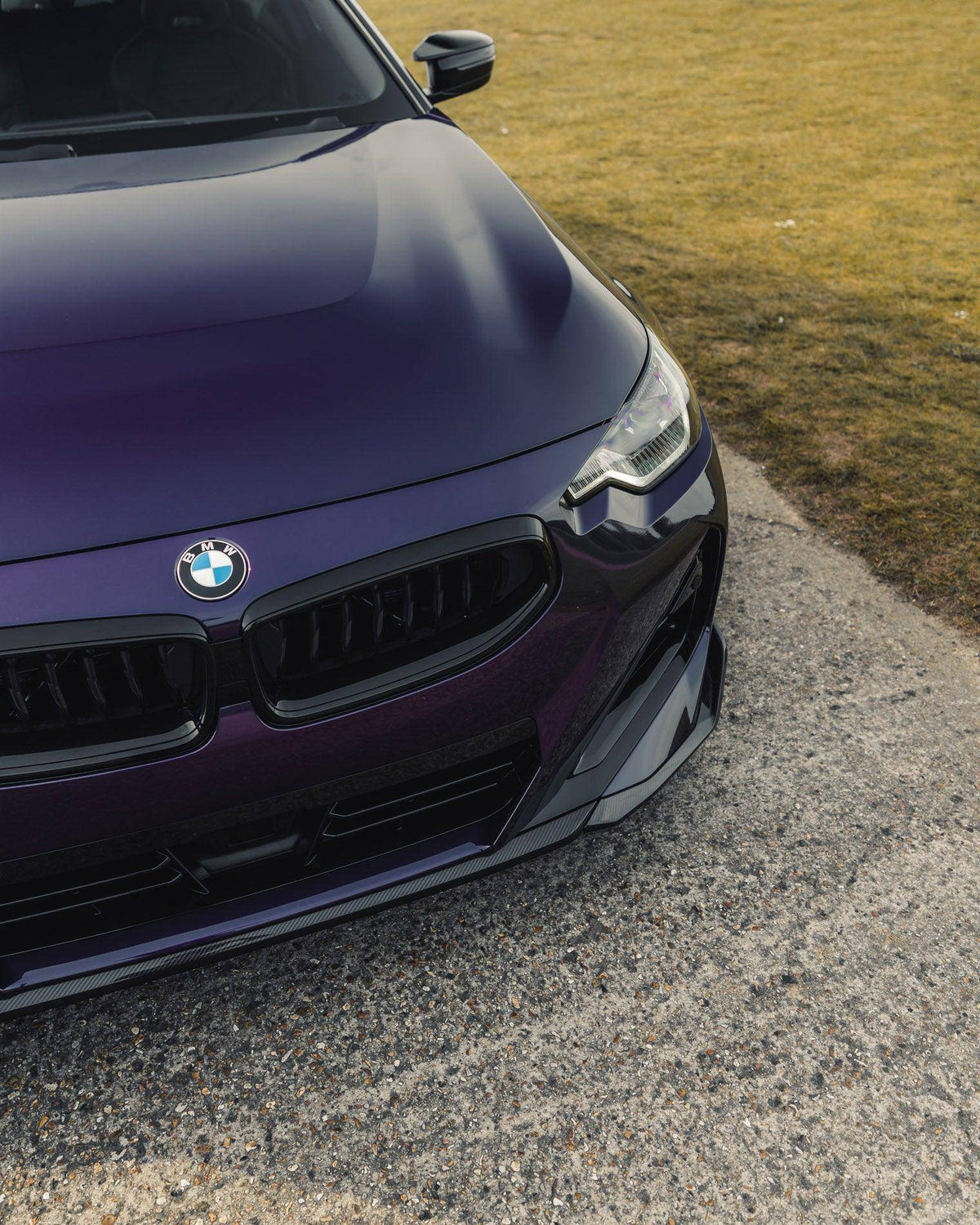 BMW 2 Series & M240i G42 Pre-preg Carbon Fibre Performance Front Splitter Pro by FORM (2021+) - Evolve Automotive