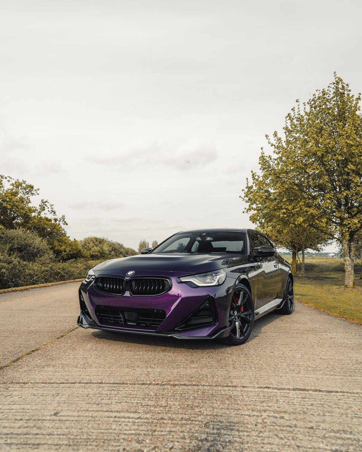 BMW 2 Series & M240i G42 Pre-preg Carbon Fibre Performance Front Splitter Pro by FORM (2021+) - Evolve Automotive