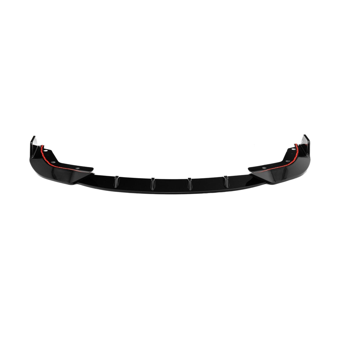 BMW 3 Series G20 G21 Pre-LCI Gloss Black Competition Front Splitter by FORM (2018-2022) - Evolve Automotive