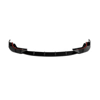 BMW 3 Series G20 G21 Pre-LCI Gloss Black Competition Front Splitter by FORM (2018-2022) - Evolve Automotive