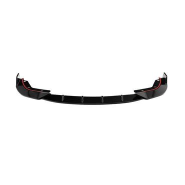 BMW 3 Series G20 G21 Pre-LCI Gloss Black Competition Front Splitter by FORM (2018-2022) - Evolve Automotive