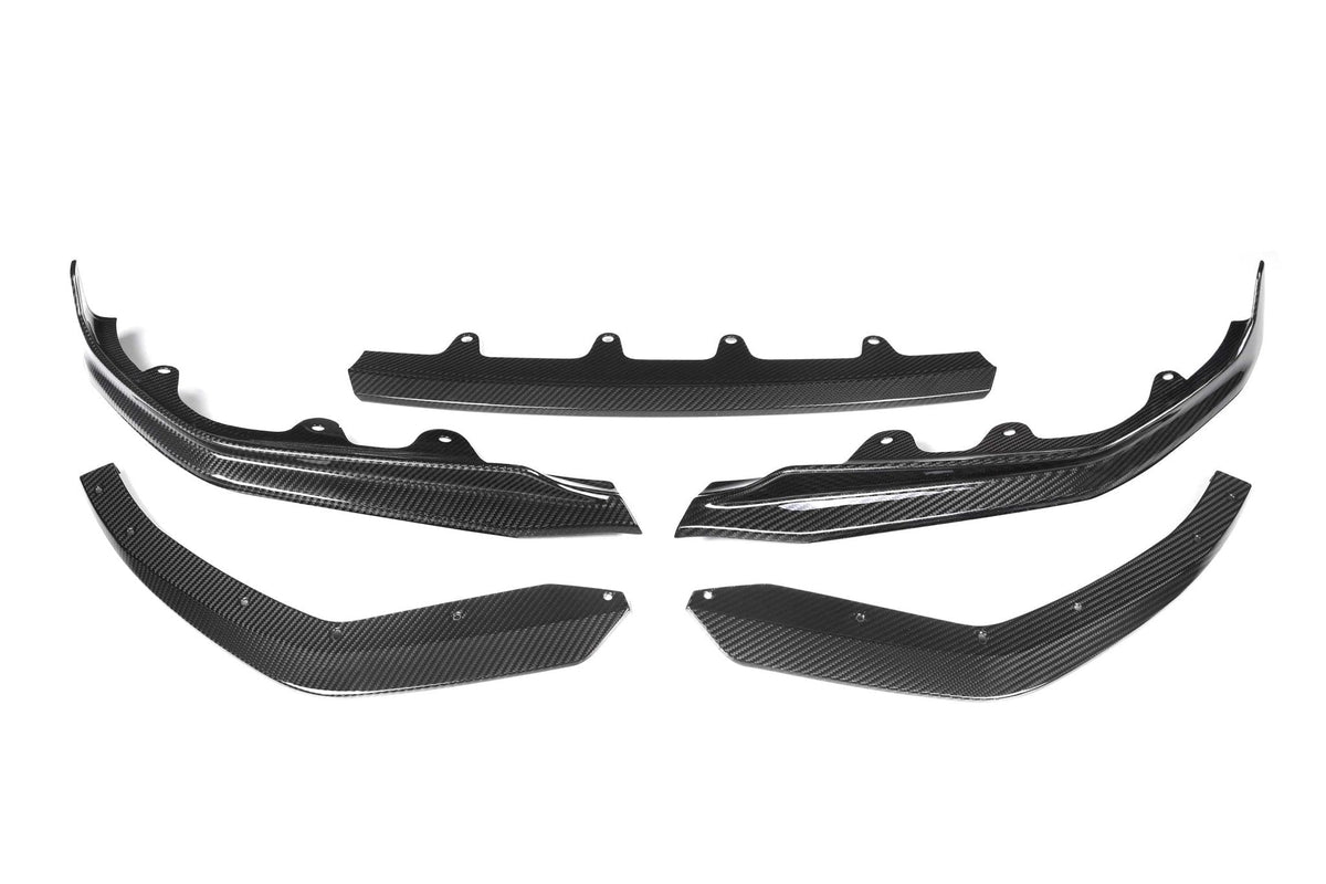 BMW 3 Series G20 G21 Pre-LCI Pre-Preg Carbon Fibre Front Splitter by FORM (2018-2022) - Evolve Automotive