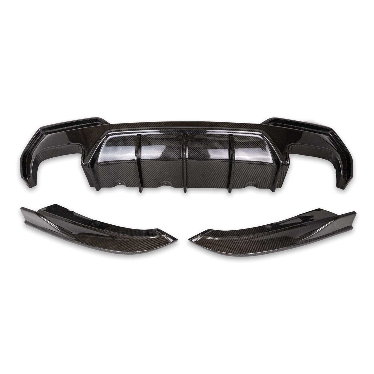 BMW 4 Series G22 G23 Pre-Preg Carbon Fibre Competition Rear Diffuser Set Pro by FORM (2020+) - Evolve Automotive
