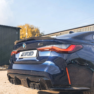 BMW 4 Series G22 & M4 G82 Pre-Preg Carbon Fibre Competition Rear Spoiler by FORM (2020+) - Evolve Automotive