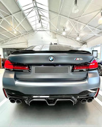 BMW 5 Series G30 & M5 F90 Pre-Preg Carbon Fibre CS Rear Spoiler Pro by FORM (2017-2023) - Evolve Automotive