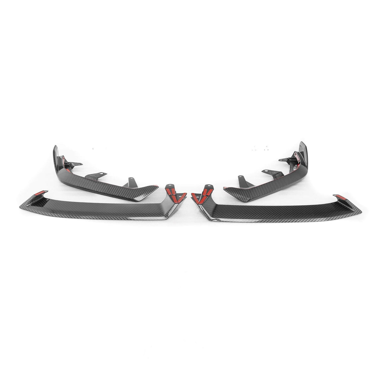 BMW 5 Series G60 G61 M Sport Pre-Preg Carbon Fibre Front Splitter by FORM (2024+) - Evolve Automotive