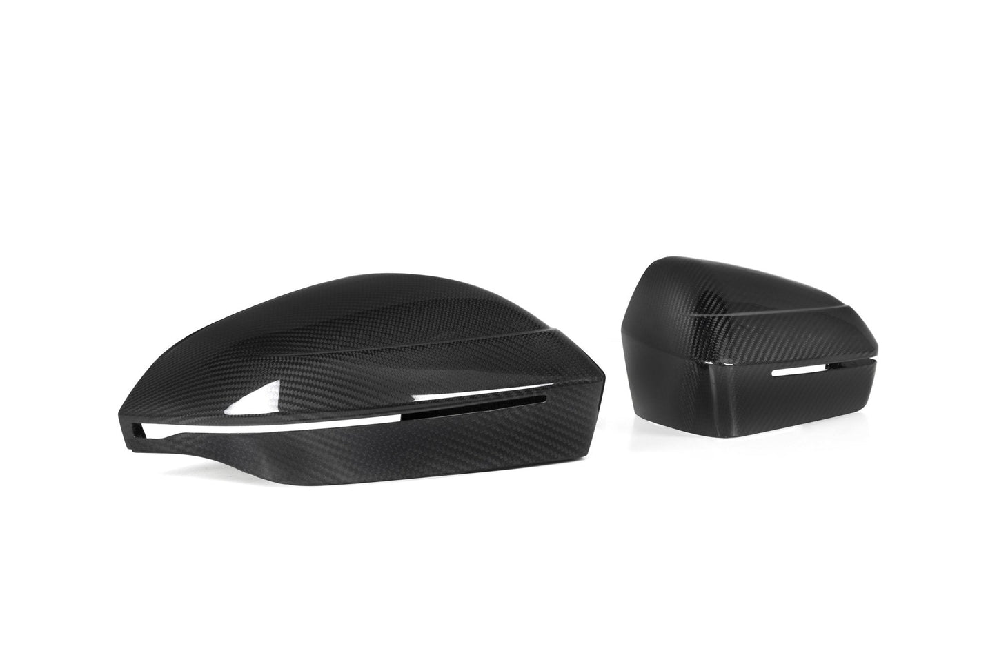 BMW 5 Series G60 G61 & X3 G45 Pre - preg Carbon Fibre Wing Mirror Covers by Trevora (2024+) - Evolve Automotive