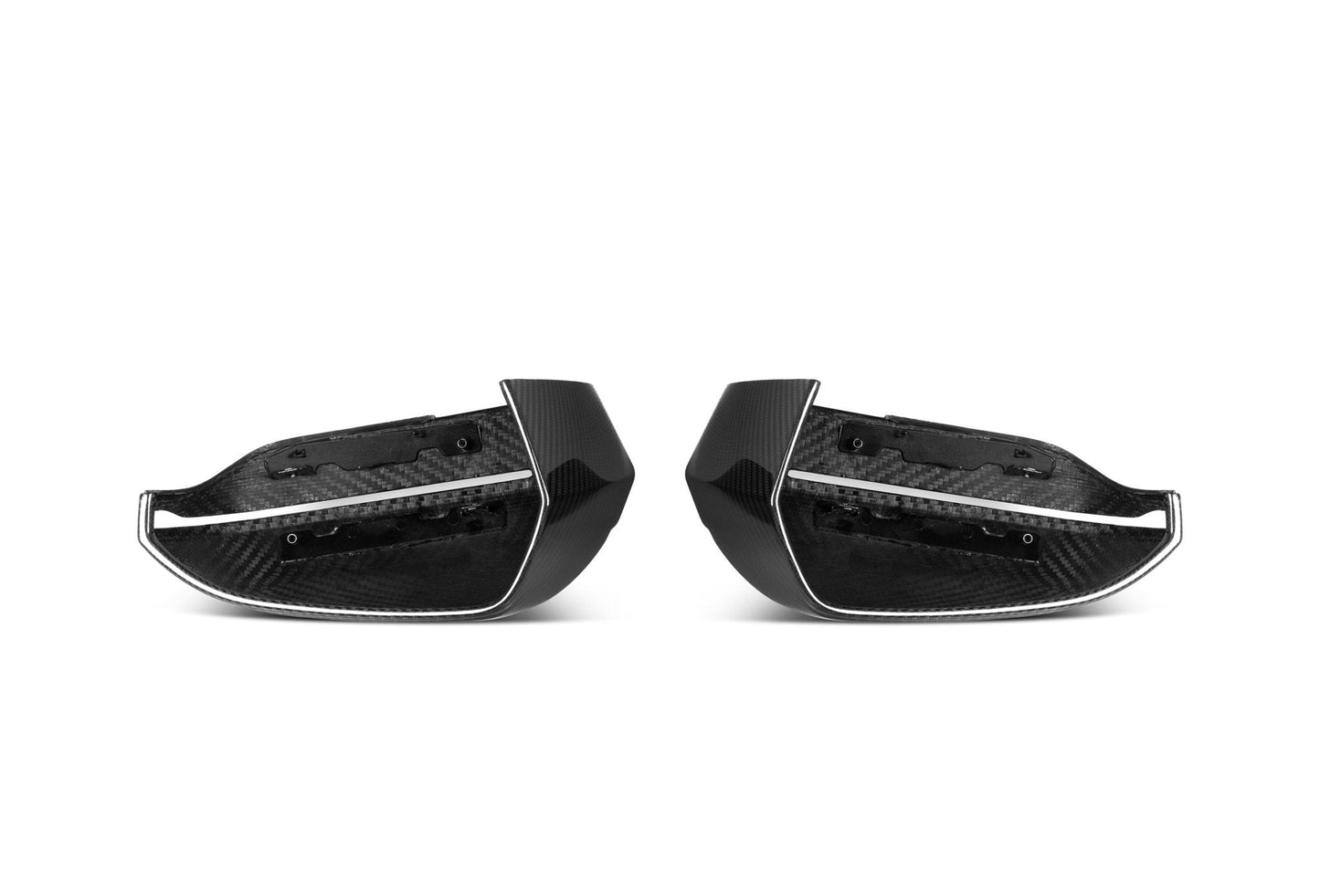BMW 5 Series G60 G61 & X3 G45 Pre - preg Carbon Fibre Wing Mirror Covers by Trevora (2024+) - Evolve Automotive