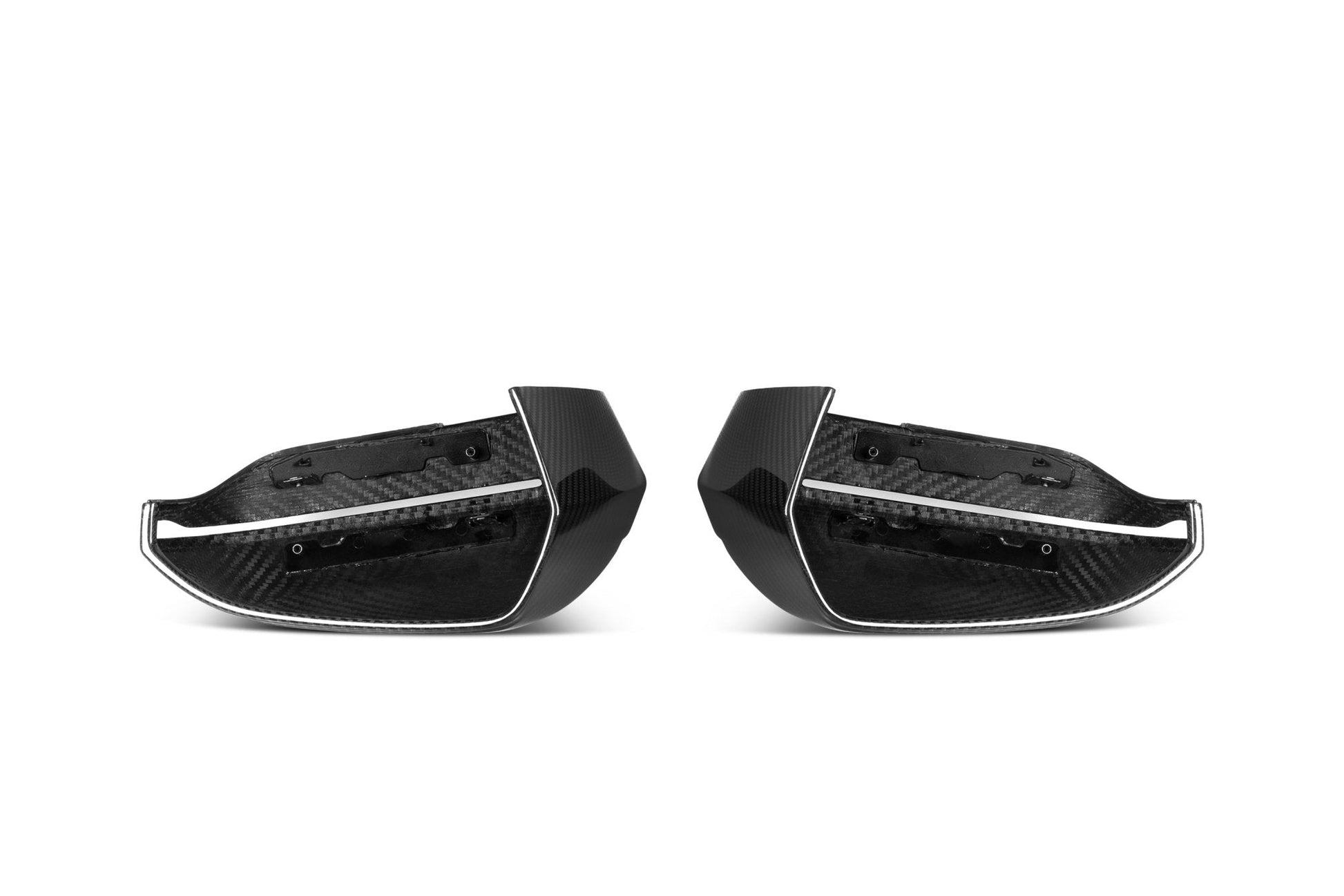 BMW 5 Series G60 G61 & X3 G45 Pre - preg Carbon Fibre Wing Mirror Covers by Trevora (2024+) - Evolve Automotive