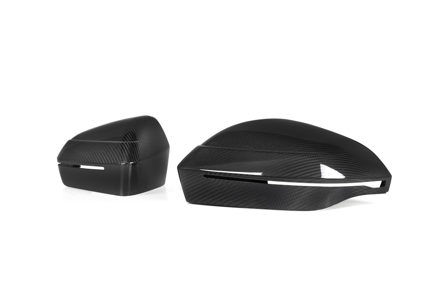 BMW 5 Series G60 G61 & X3 G45 Pre - preg Carbon Fibre Wing Mirror Covers by Trevora (2024+) - Evolve Automotive