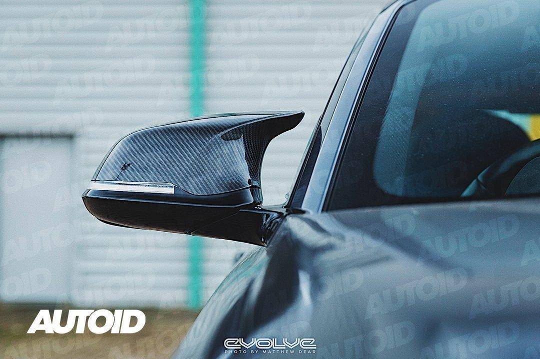 BMW F Chassis Pre - preg Carbon Fibre M Style Wing Mirror Unit by Trevora (2012 - 2019, F20 F21 F22 F30 F32 F87) - Evolve Automotive